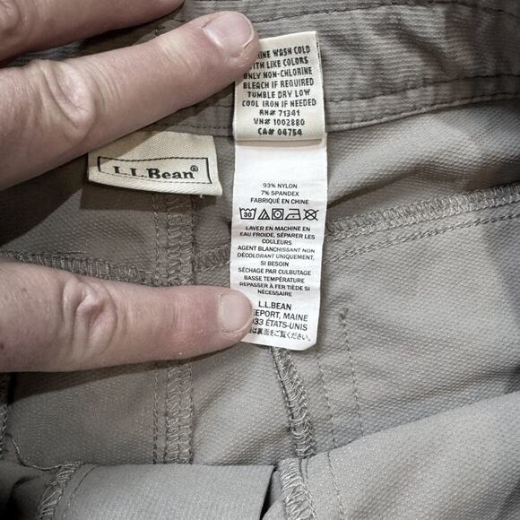 L.L. Bean Convertible Pants, Girls size 14; Shorts & Pants w zip off legs - Picture 10 of 11